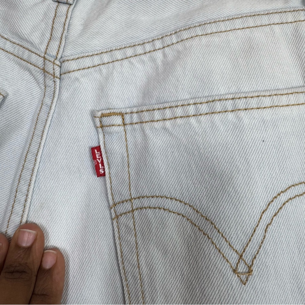 Levi's Women's Sky Blue Wide Leg Jeans - Picture 8 of 13